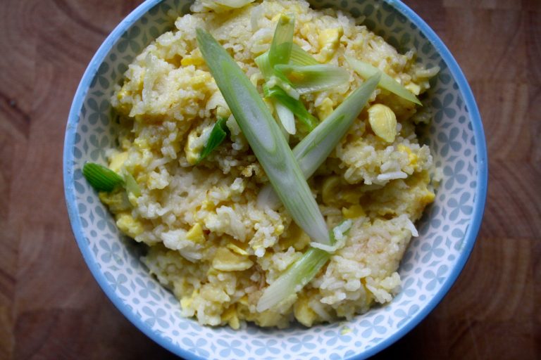 chinese style ackee fried rice vegan