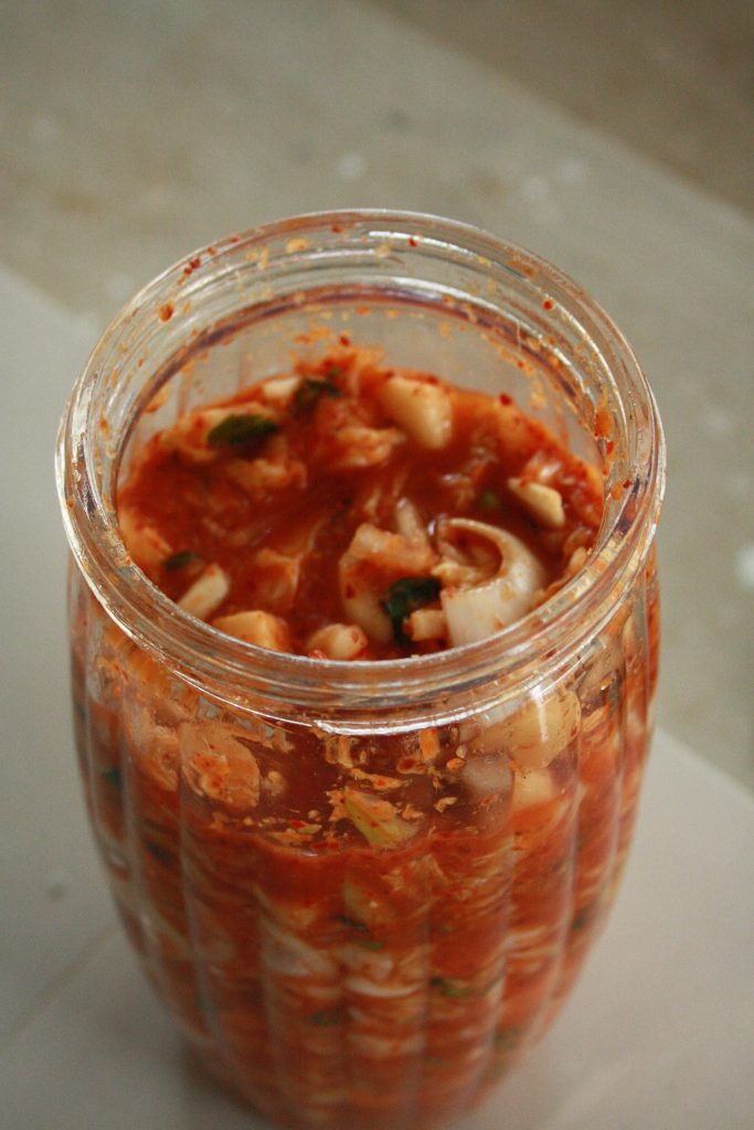 a yummy vegan kimchi vietnamese fusion recipe