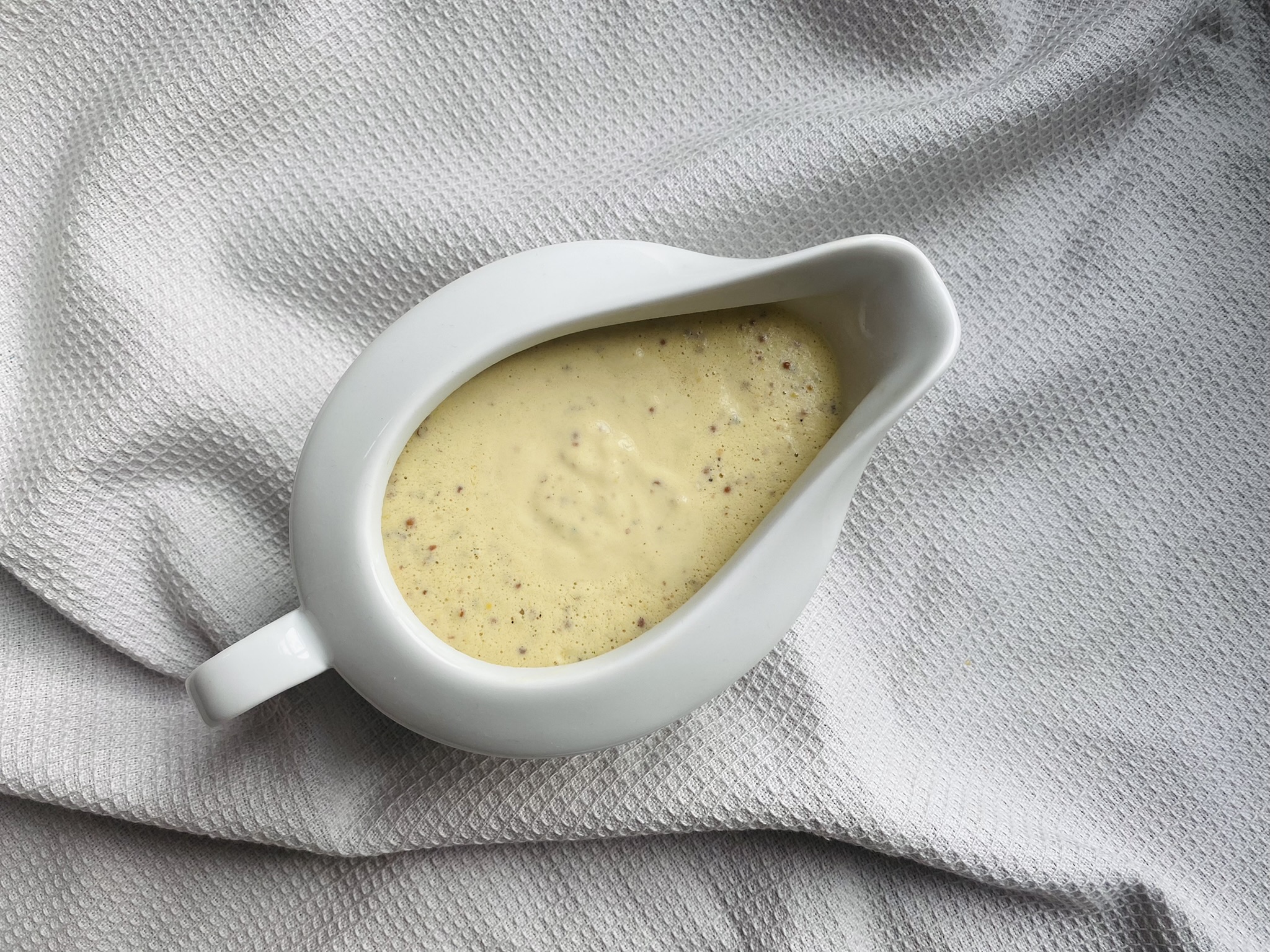 Vegan creamy mustard sauce recipe
