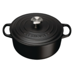 Le creuset cast iron casserole pot for vegan cooking
