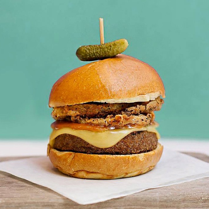 vegan burger from beyond meat