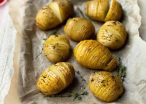 Easy Air Fryer Hasselback Potatoes
