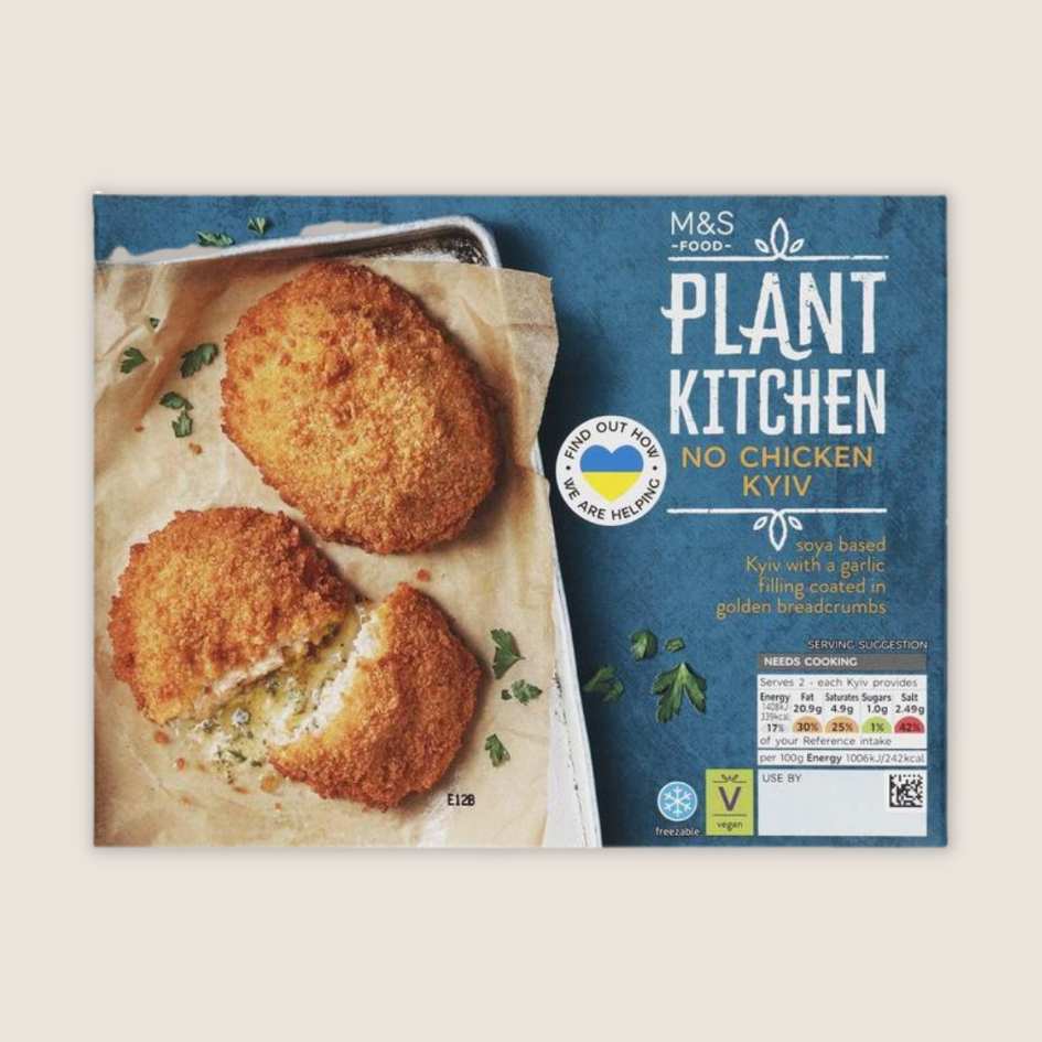 Plant Kitchen chicken kiev - one of the best vegan chicken products