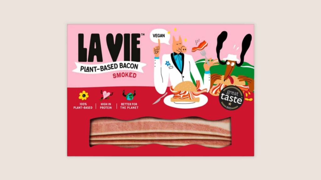 La vie plant-based smoked bacon - one of the best vegan pork products