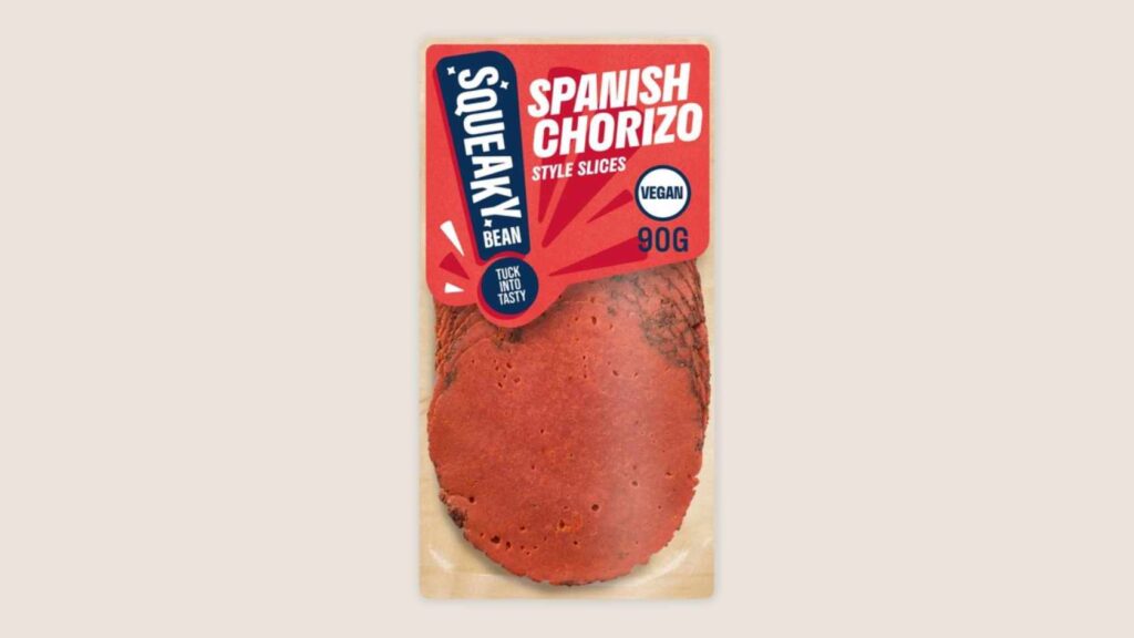 Squeaky Bean Spanish Chorizo Style Slices - one of the best vegan pork products