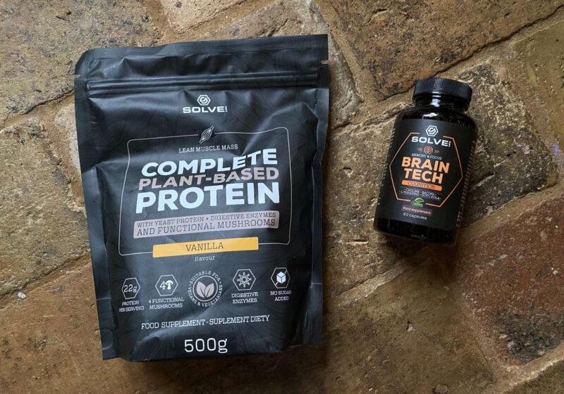 Some of Solve Labs other supplements including protein powder and brain tech nootropics