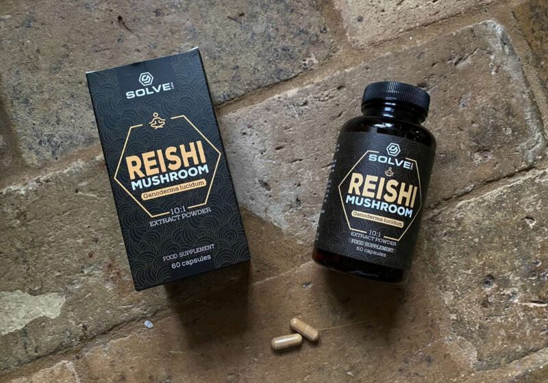 The reishi mushroom supplement from Solve Labs